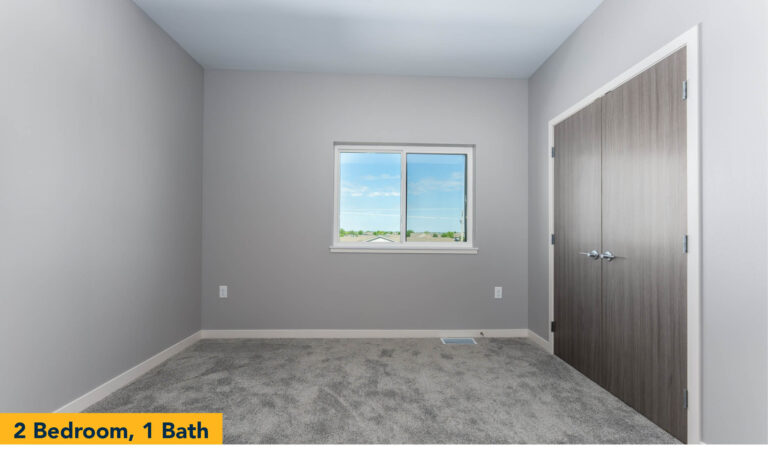 2021.06.30 Westview Heights Camden Unit 312 Bedroom 2 with Closet and View Captioned
